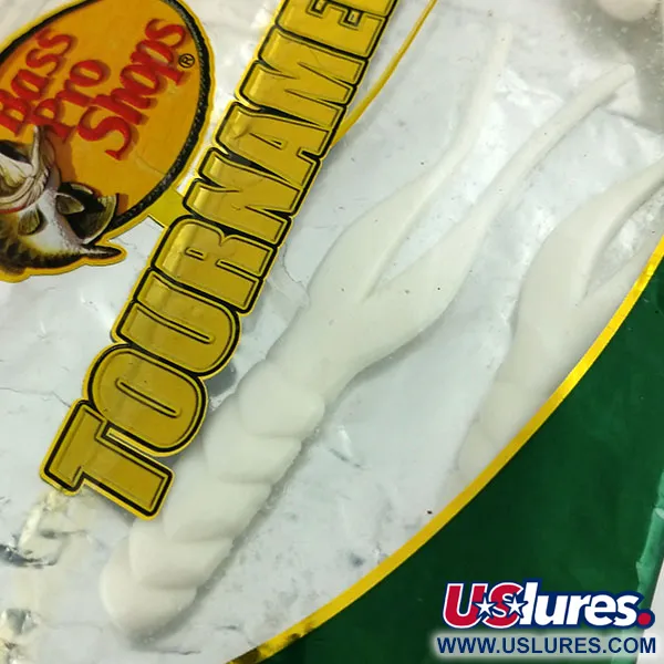 Bass Pro Shops Tournament Series Flicker Softbait, Wit, 10cm, #9659