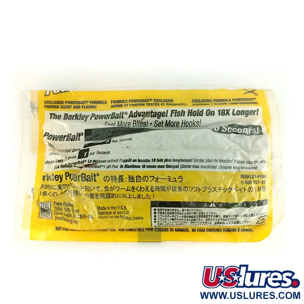 Berkley Powerbait Power Worm Softbait, Pumpkinseed, 17,5cm, #9661