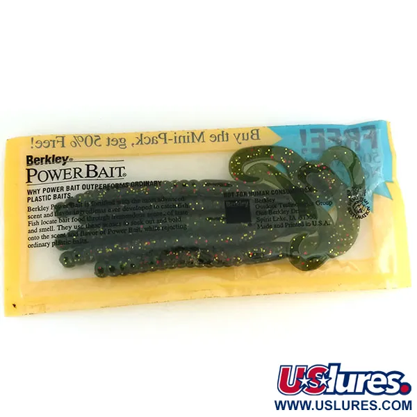 Berkley Powerbait Power Worm Softbait, Pumpkinseed, 15cm, Aroma, #9664