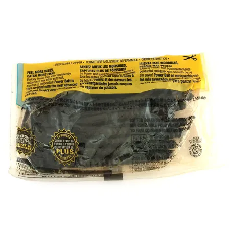 Berkley Powerbait Power Worm Softbait, Black, 17.5cm, Aroma, #9665