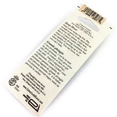 Cotton Cordell Grappler Shad JR Deep Diver, Baars, 7g, Dieplopend #9671