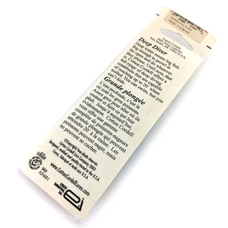 Cotton Cordell Deep Diver Plug, Tiger, 7g, Dieplopend, #9672