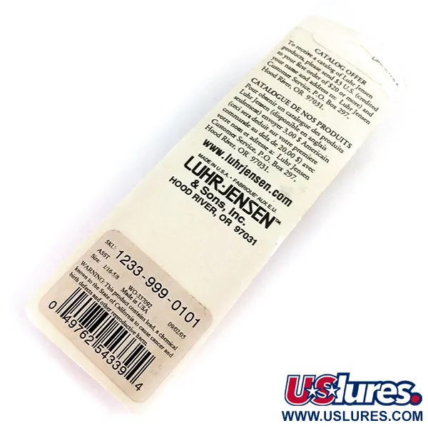 Luhr Jensen Little Jewel Lepel, Gehamerd Nikkel, 14g, #9673