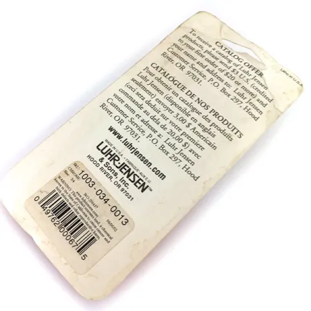 Luhr Jensen Krocodile Die #5 Lepel, Nikkel, 21g, Verre Worpen, #9674