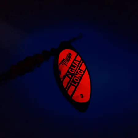 Mepps Aglia Long 3 Dressed Spinner, Oranje/Goud, 12g, Bucktail, #9676