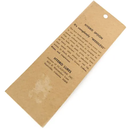 Hydro Lures Weedless Hydro Spoon Lepel, Geel, 14g, Skirt, #9682