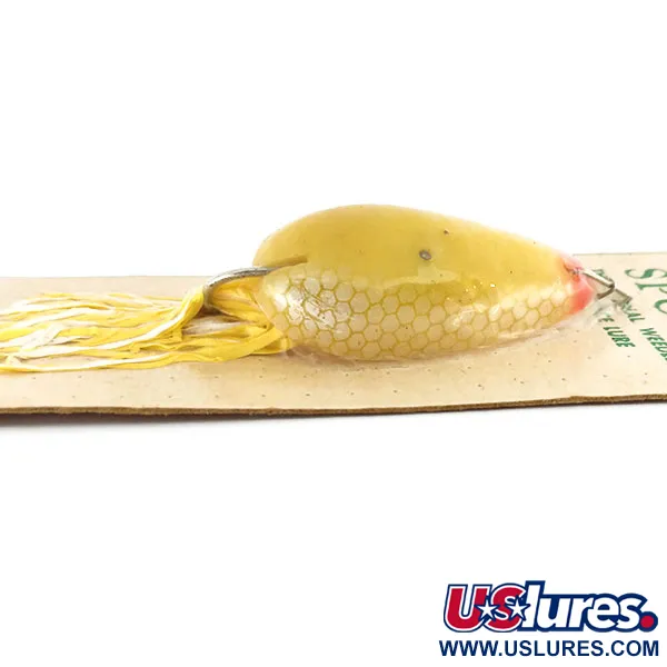 Hydro Lures Weedless Hydro Spoon Lepel, Geel, 14g, Skirt, #9682