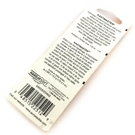 Acme Kastmaster Lepel, Nikkel / Groen, 2.5g, Messing, #9691