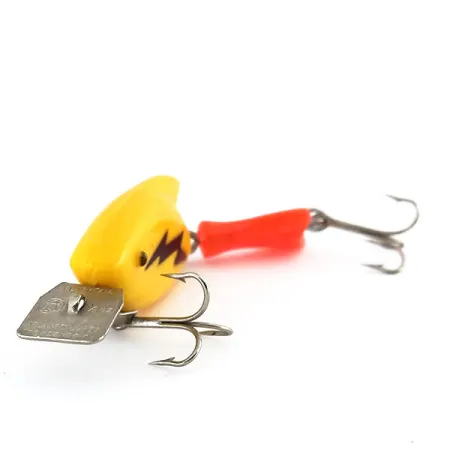 Atlantic Lures Flashtail Kunstaas, Geel, 9g, Zinkend, #9709