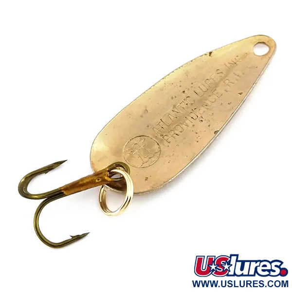 Atlantic Lures Sparkling Gem-Spoon Lepel, Messing, 5,5g, gehamerd, #9715