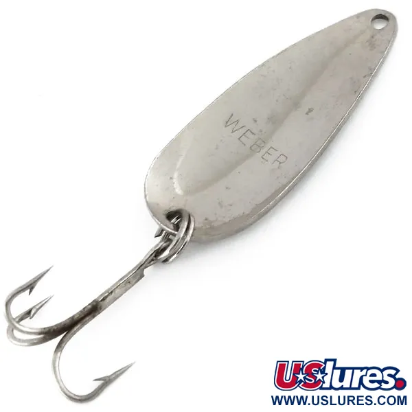 Weber Lepel, Gehamerd Nikkel, 7g, Vintage Kunstaas, #9716