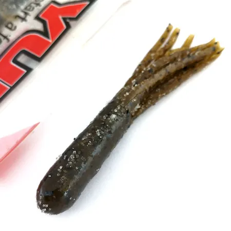 YUM Mega Tube Softbait, Green Pumpkin, 7.5cm, LPT-Zout, #9734