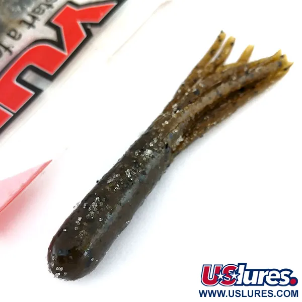 YUM Mega Tube Softbait, Green Pumpkin, 7.5cm, LPT-Zout, #9734