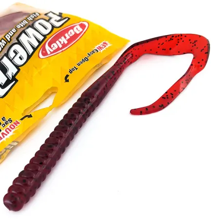 Berkley Powerbait Power Worm softbait, Cherryseed, 25cm, #9735