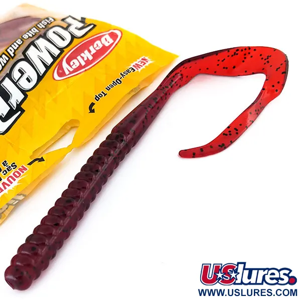Berkley Powerbait Power Worm softbait, Cherryseed, 25cm, #9735
