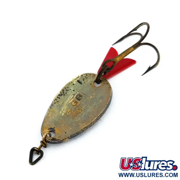 EGB Swiss made Lepel, Messing, 3g, Handgehamerd, #9753