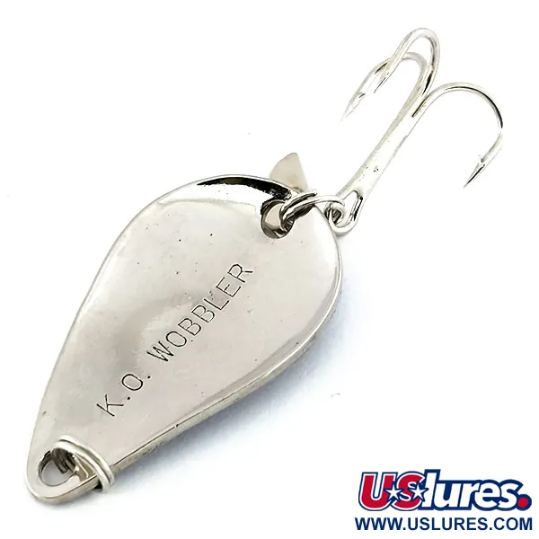 Acme K.O. Wobbler Lepel, Zilver/Blauw, 7g, Flipper Tail, #9764