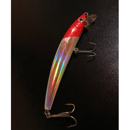YO-ZURI CRYSTAL MINNOW (F) Plug, Red Head, 11g, holografisch, #9766