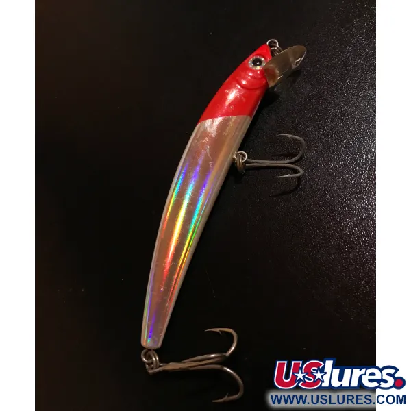 YO-ZURI CRYSTAL MINNOW (F) Plug, Red Head, 11g, holografisch, #9766