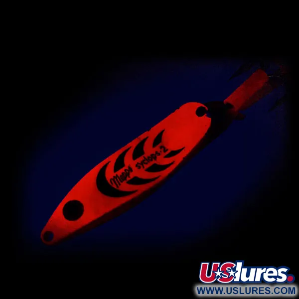 Mepps Syclops 2 UV Lepel, Oranje, 17g, UV-reactief, #9787