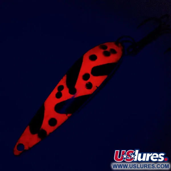 Acme Fiord Spoon Lepel, Nikkel/Oranje/Zwart, 11g, Glow, #9798