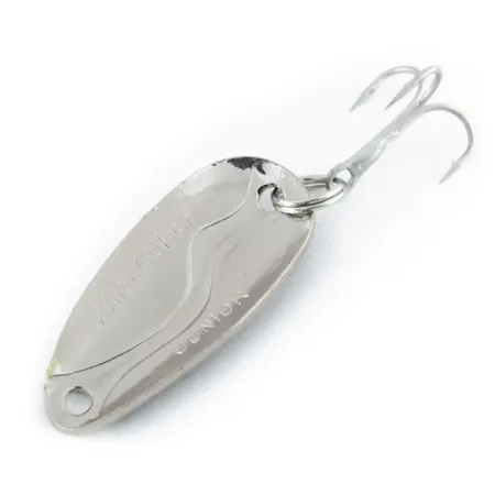 Acme Kamlooper Junior Lepel, Zwart/Wit/Nikkel, 7g, Vintage, #9801