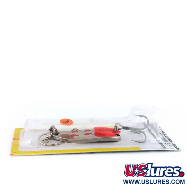 Luhr Jensen Krocodile Lepel, Nikkel/Fire Wing, 7g, vernikkeld, #1003-016-0200