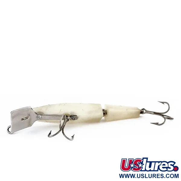 Diamond Jim Jointed Minnow Plug, Pearl, 7g, Metalen Lip, #9815