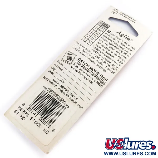 Mepps Aglia 1 Fluo UV Spinner, Fluo, 3.5g, UV-Finish, #9817