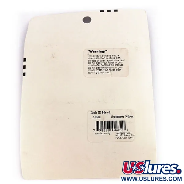 DUH!!! Head jig heads Kit, Olijf / Rood, 11g, Offset Haak, #9818