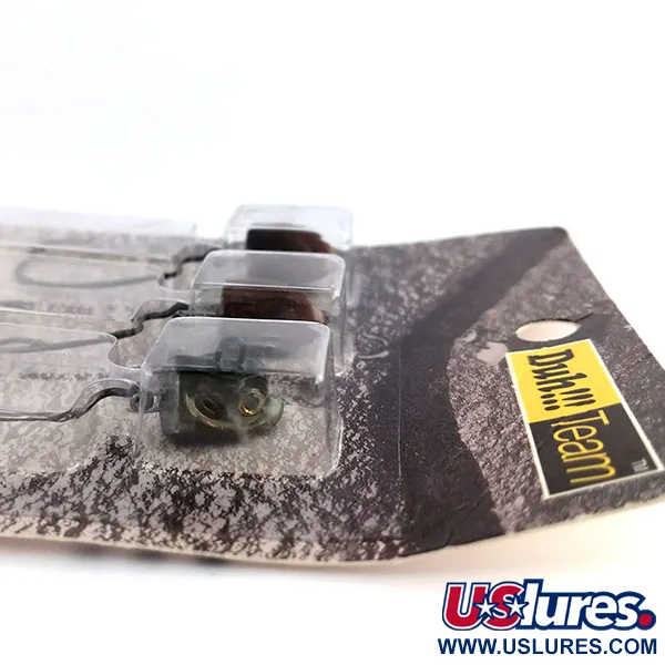 DUH!!! Head jig heads Kit, Olijf / Rood, 11g, Offset Haak, #9818