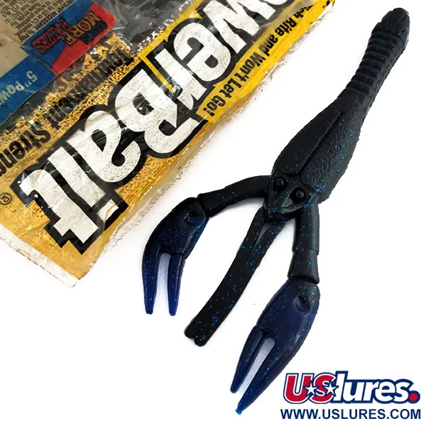 Berkley Powerbait Power Craw Softbait, Zwart / Blauw, 13cm, #9820