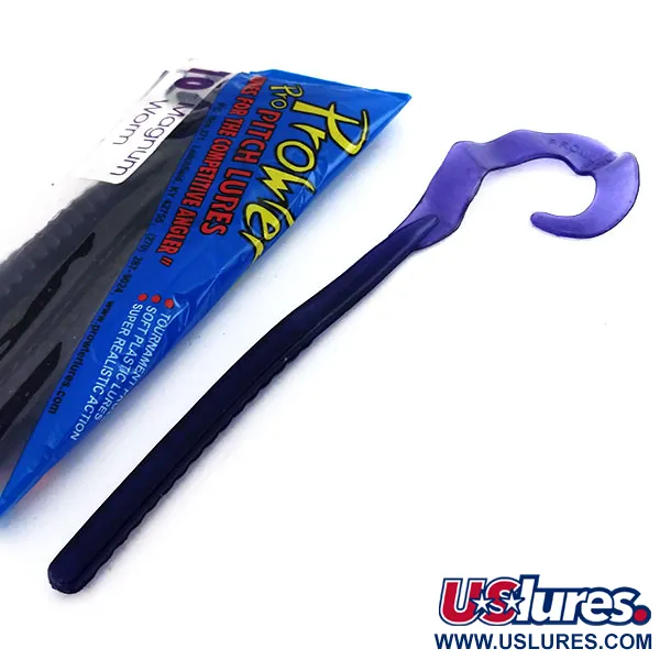 Prowler Magnum Worm Softbait, Paars, 20cm, Ribbon Tail, #9824