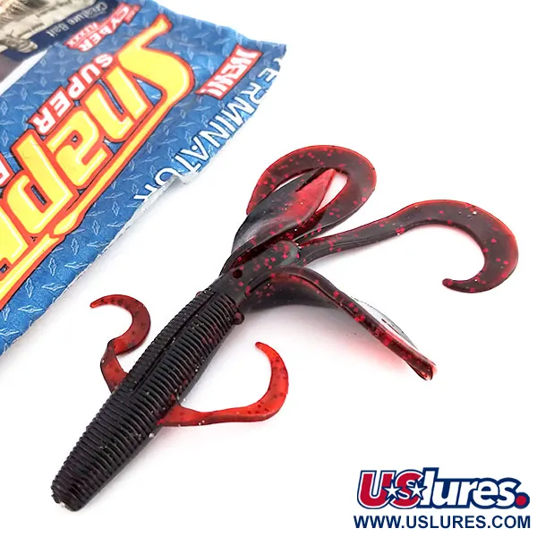 Terminator Snapback Creature softbait, Black Ruby, 10cm, #9826