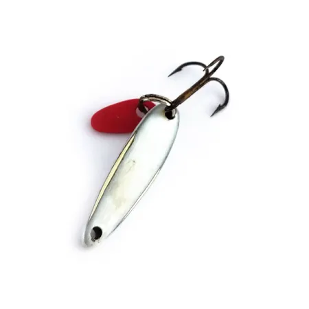 Bay de Noc Swedish Pimple Lepel, Wit, 2g, Rode vin, #9833