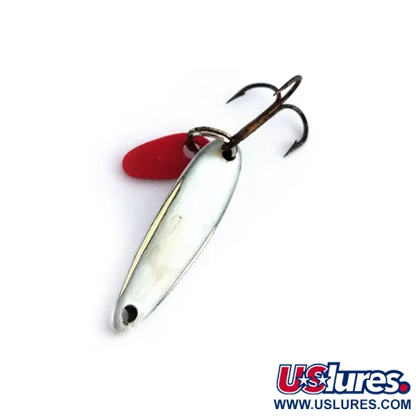 Bay de Noc Swedish Pimple Lepel, Wit, 2g, Rode vin, #9833