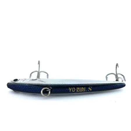 YO-ZURI Crystal VIBE Lipless Plug, Zilver/Blauw, 12g, Vibratie, #9843