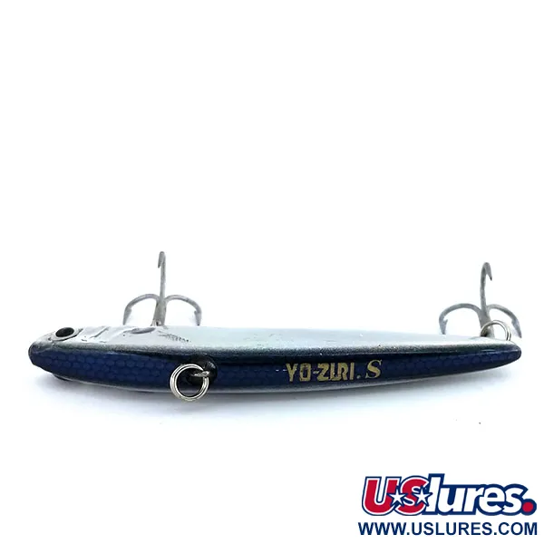 YO-ZURI Crystal VIBE Lipless Plug, Zilver/Blauw, 12g, Vibratie, #9843