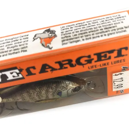 Live Target Koppers BlueGill Plug, Crapiet Arlequin, 7g, #9844