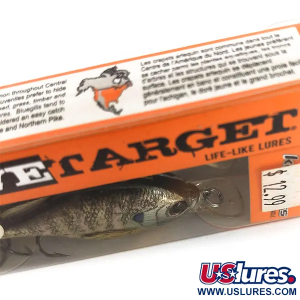 Live Target Koppers BlueGill Plug, Crapiet Arlequin, 7g, #9844