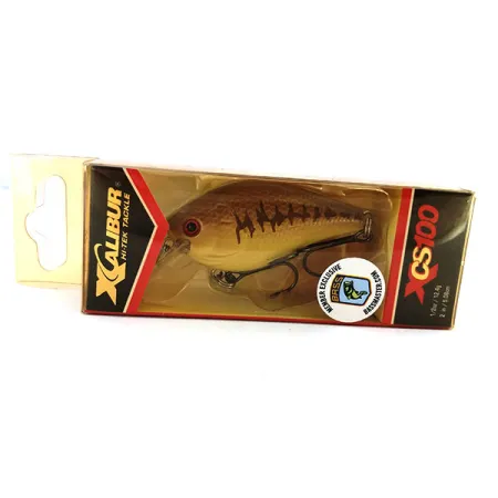 XCalibur XCS100 Crankbait, Brownie, 14g, Silent, #9845