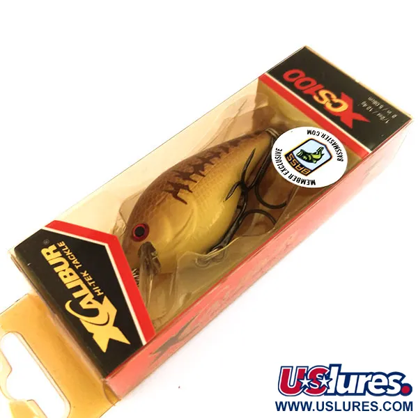 XCalibur XCS100 Crankbait, Brownie, 14g, Silent, #9845