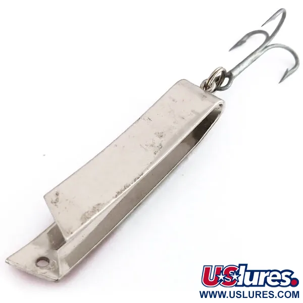 Luhr Jensen Super-Duper 509 Lepel, Nikkel/Rood, 11g, U-vorm, #9852