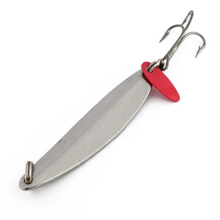 Bay de Noc Swedish Pimple Lepel, Nikkel/Groen, 14g, Lichtgevend, #9856