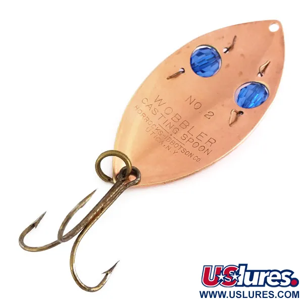 Horrocks-Ibbotson Wobbler Lepel, Koper/Blauw, 23g, Glaskralen, #9866