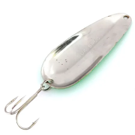Nebco Aqua Spoon Lepel, Groen/Zwart/Nikkel, 14g, UV-reactief, #9890