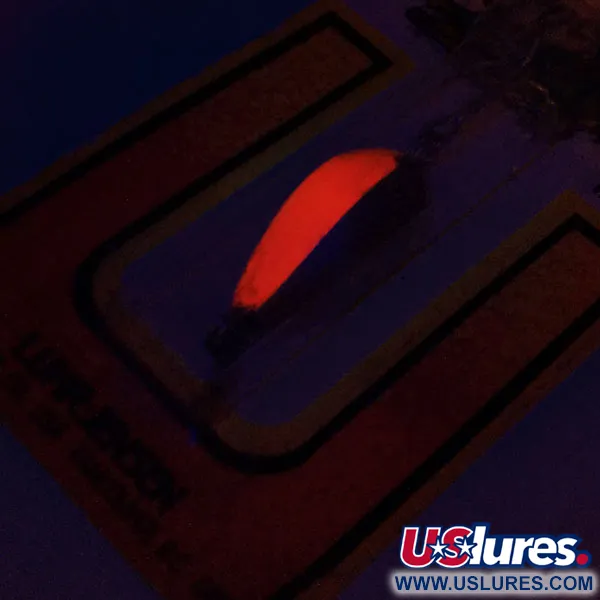 Luhr Jensen Lil' Kroc (Krocodile Stubby) Lepel, Nikkel/Rood, 4.5g, #9914