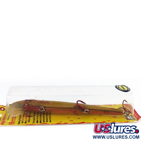 Strike King Wild Shiner Jerkbait, Goud, 17g, Suspending, #9918