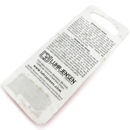 Luhr Jensen Krocodile Lepel, Nikkel / Rood, 7g, Robuust, #9920