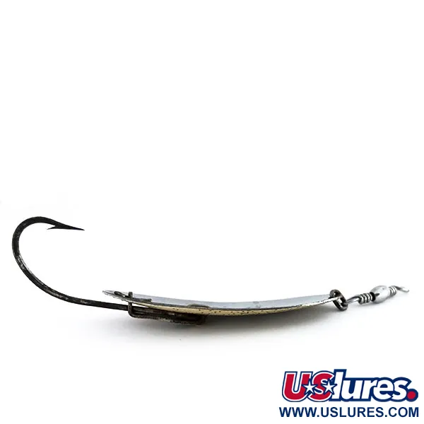 Pflueger Record Lepel, Nikkel/Ivoor, 20g, Weedless, #9927